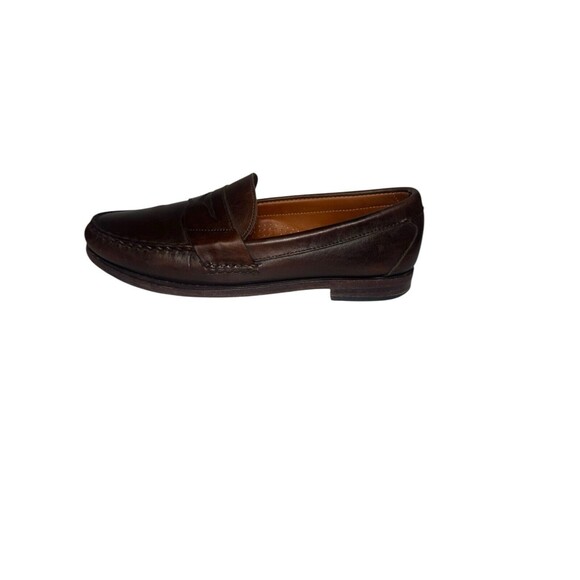 Allen Edmonds Cavanaugh Leather Penny Loafers Men’s Size 11 B Coffee Brown 50023 main image 5